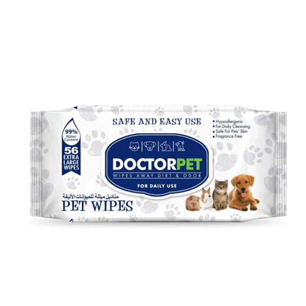 Pet Wipes - 56's