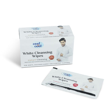 White Cleansing Wipes 12's