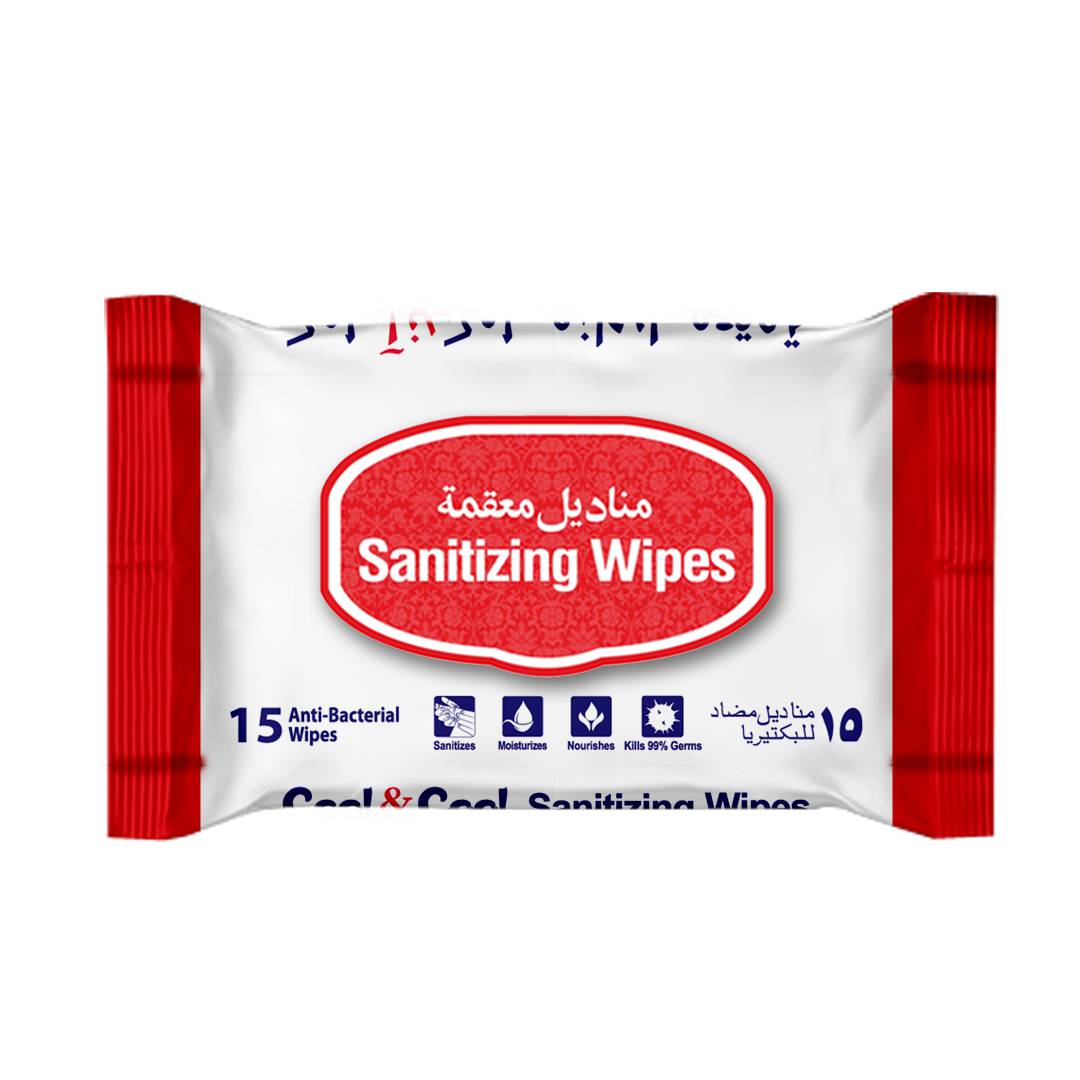 Sanitizing Wipes 15's